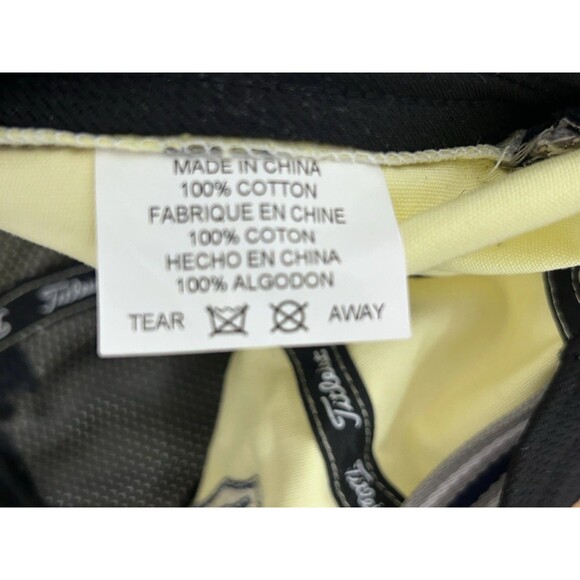 Titleist Yellow & Navy Cap Golf Clubs⛳️ Crest On Side Titleist Ribbon Inside Hat - Picture 14 of 14